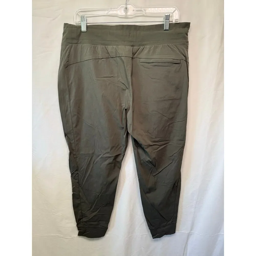 Athleta Trekkie North Jogger, Olive Green, Size 14 Athleisure, Hiking, Outdoors